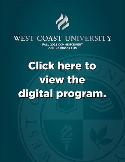 Online Programs Fall 2022 Commencement Program - Click to view Digital Program