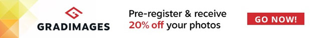 GradImages - Pre register & receive 20% off your photos - Go Now